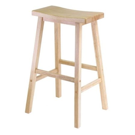 WINSOME Winsome 84089 - 29 Inch Saddle Seat Stool - Single - Beech Solid - Composite Wood 84089